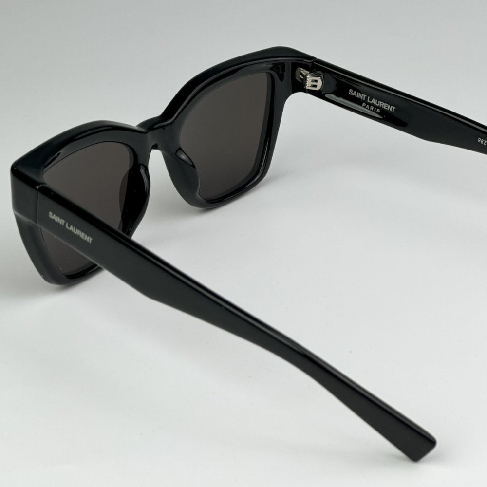 Saint Laurent SL641 001 BRAND NEW Sunglasses Black Cat Eye Unisex - Picture 11 of 14